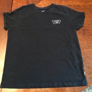Vans black tshirt women’s size L